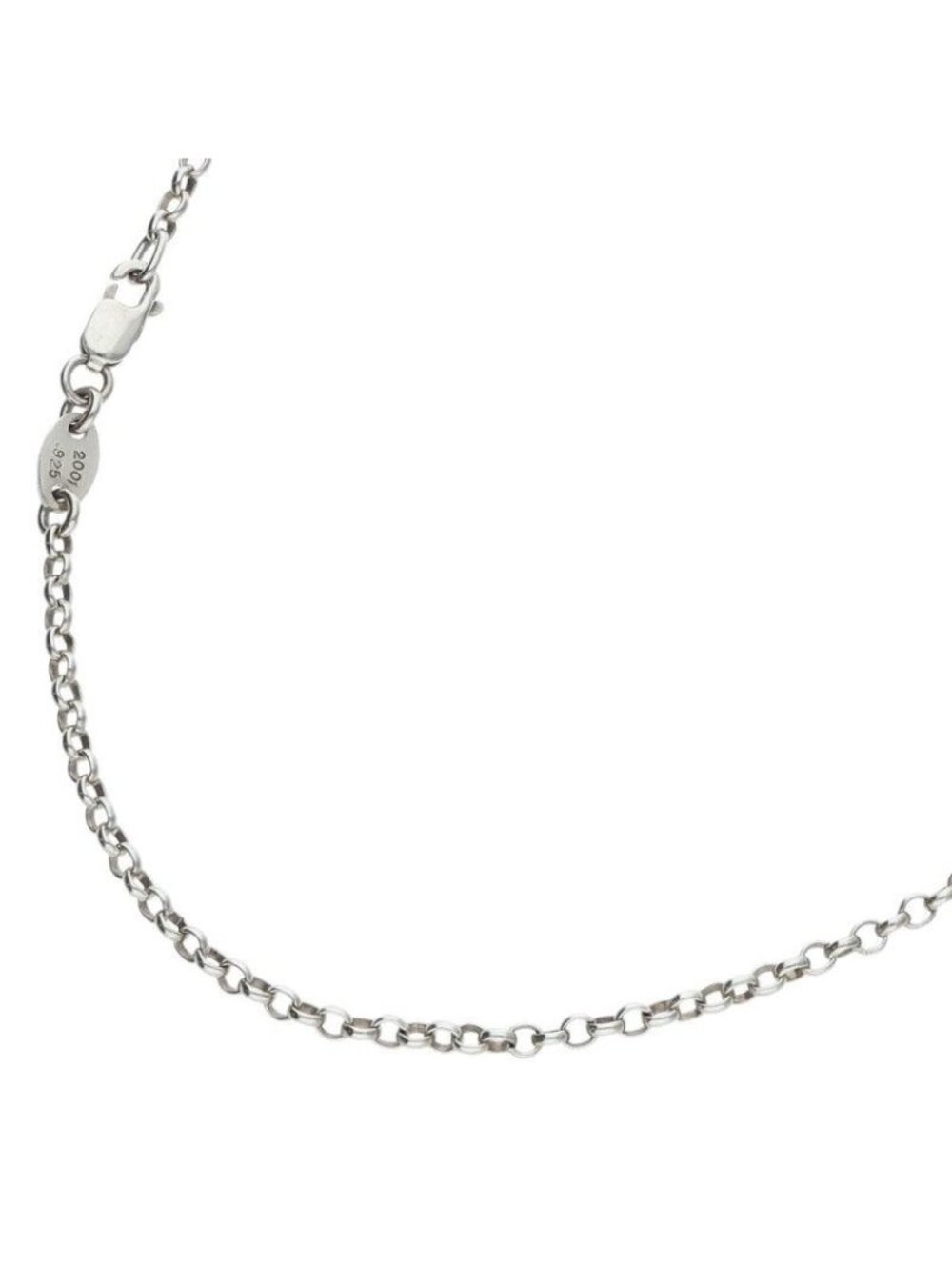 Chrome Hearts Neckchain Roll Chain Silver Necklace